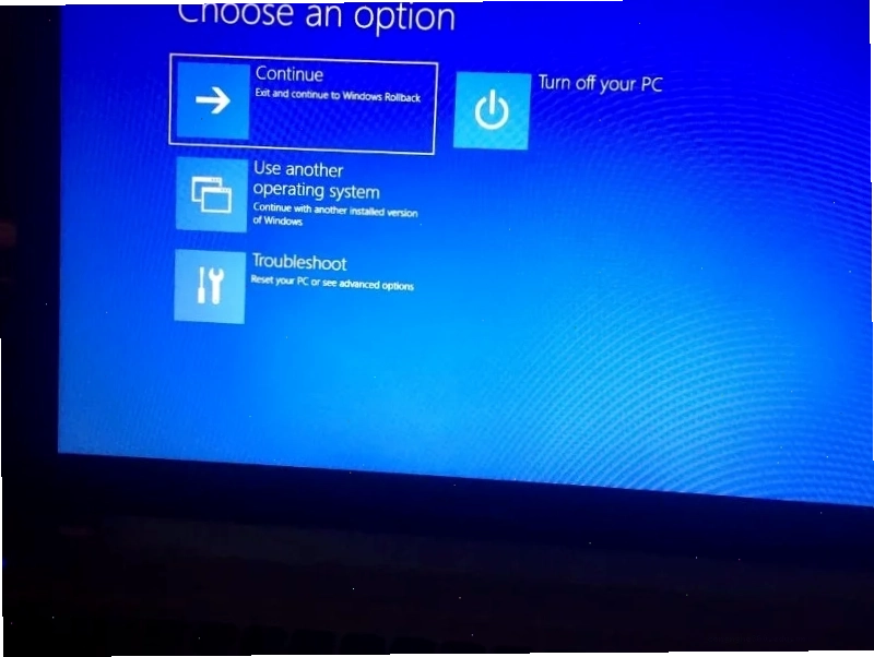 Sử dụng Command Prompt để kiểm tra ổ cứng khi gặp lỗi choose an option