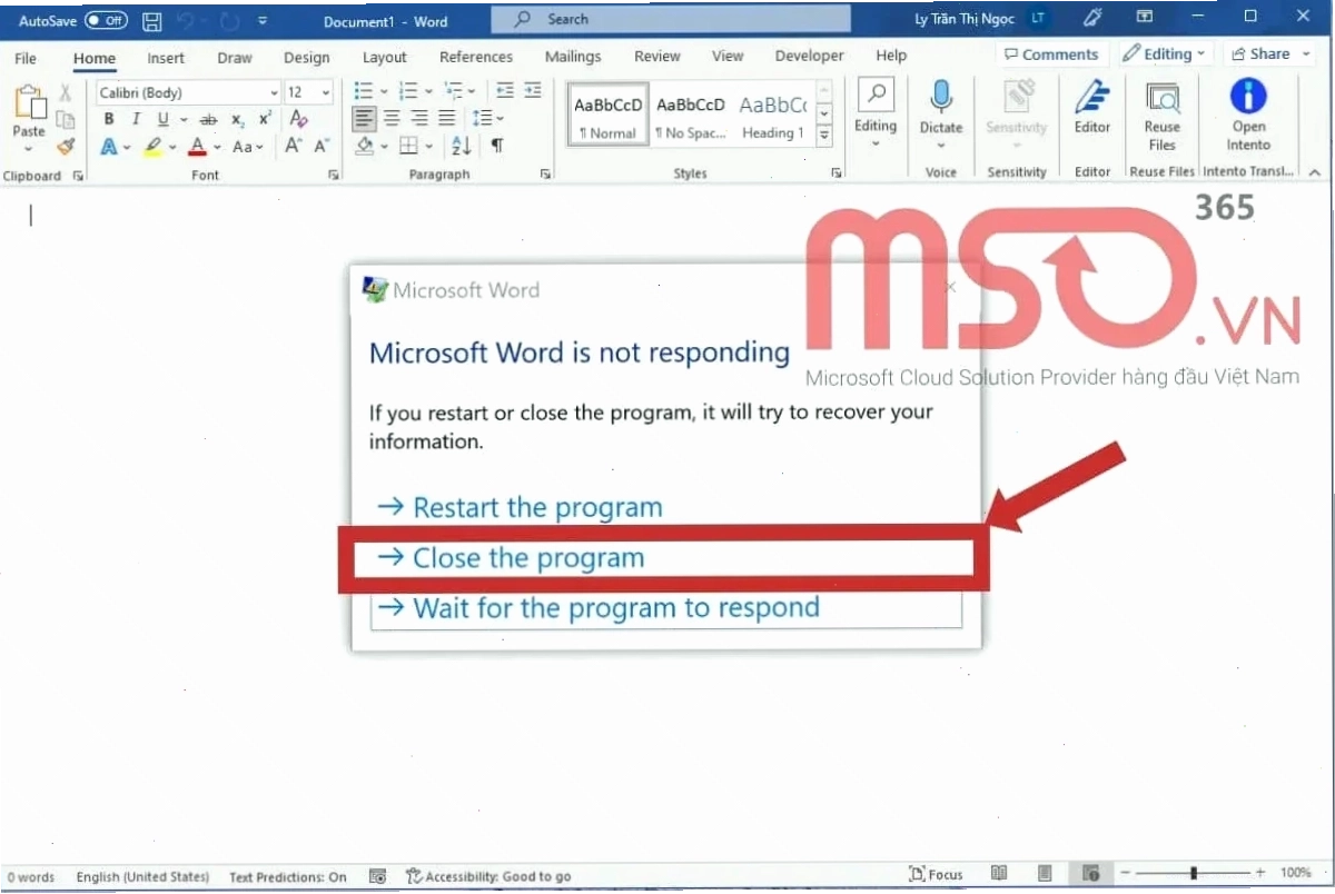 Sử dụng Task Manager để đóng ứng dụng Not Responding trên Win 10