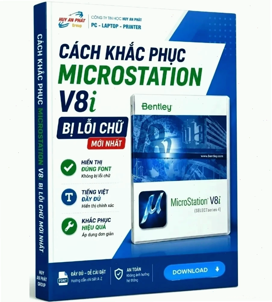 Sửa lỗi font chữ trong Microstation với Registry Editor