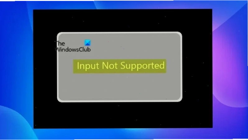 Sửa lỗi input not supported Win 10 khi cài đặt sai độ phân giải