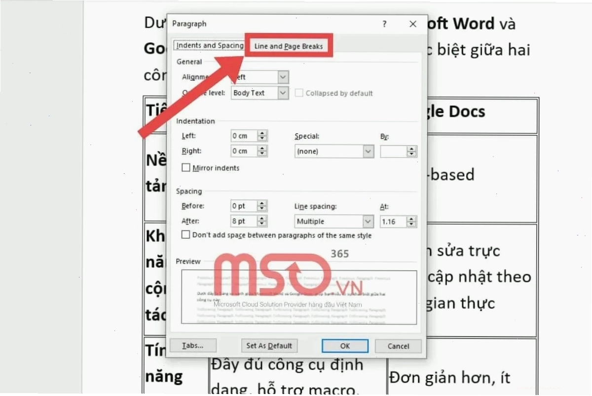Sửa lỗi nhảy khoảng trang trong Word 2010