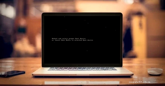 Sửa lỗi reboot and select proper boot device trên laptop bằng Command Prompt và phương tiện cài đặt Windows