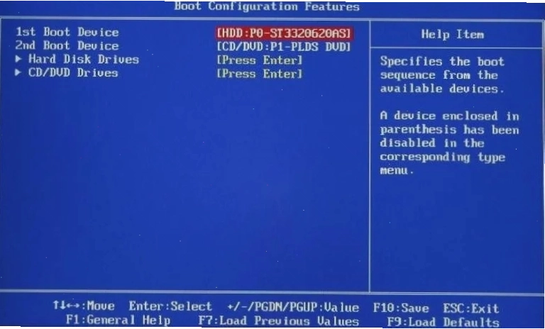 Sửa lỗi reboot and select proper boot device trên laptop do nguyên nhân thiết lập sai trong BIOS