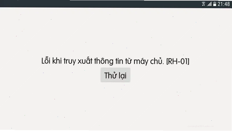 Sửa lỗi truy xuất thông tin từ máy chủ df-dferh-01 bằng cách xóa cache