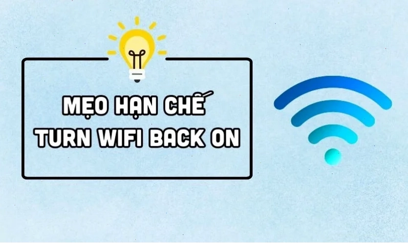 Sửa lỗi turn Wifi Back On bằng cách cập nhật driver