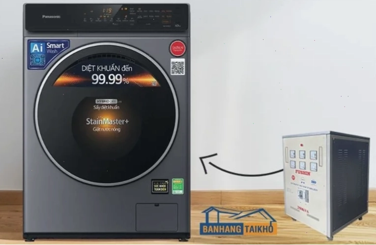 sửa mã lỗi h52 máy giặt panasonic sử dụng ổn áp