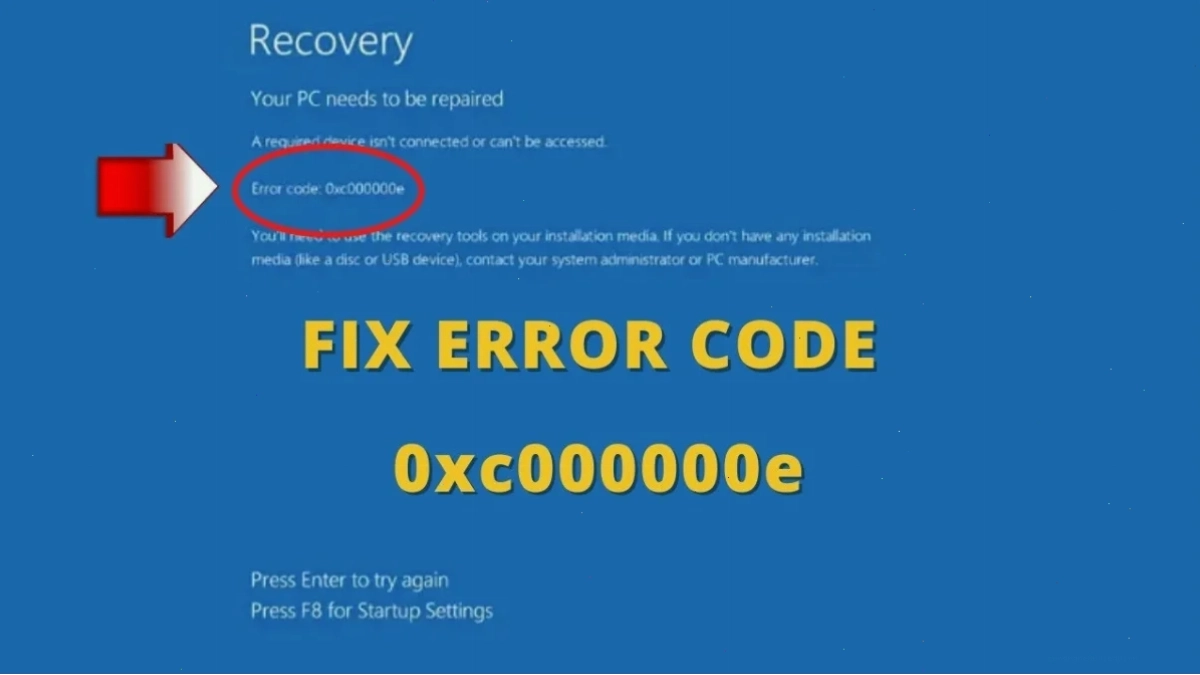 Thay thế ổ cứng SSD là giải pháp cuối cùng cho lỗi 0xc00000e