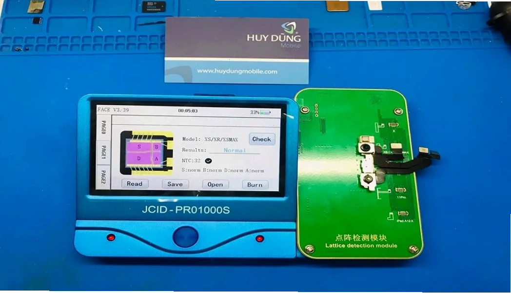 Thiết bị đồng bộ cảm biến chiều sâu, fix lỗi Face iD iPhone không nhận diện được khuôn mặt.