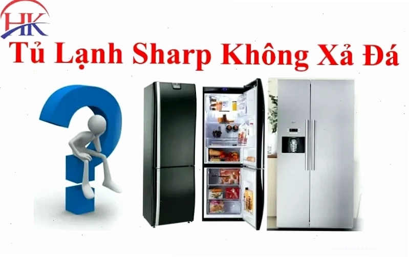 Tủ lạnh Sharp không xả đá