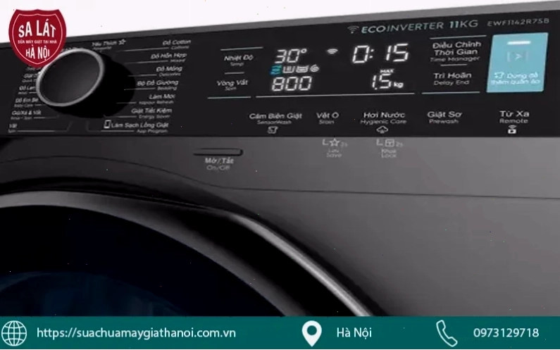 Vệ sinh lưới lọc van cấp nước máy giặt Electrolux