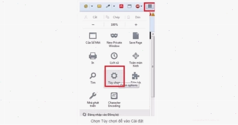 Xóa cache trình duyệt sửa lỗi kết nối