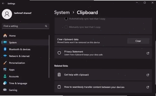 Xóa dữ liệu clipboard để sửa lỗi không Ctrl C được
