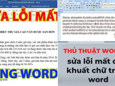 Bí ẩn lỗi đánh dấu cách bị mất chữ trong Word 2026 và cách tiêu diệt tận gốc