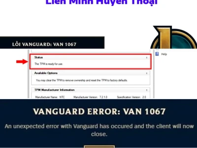 Bí ẩn Lỗi Vanguard 1067: Cách sửa Vanguard 1067 hiệu quả nhất 2026