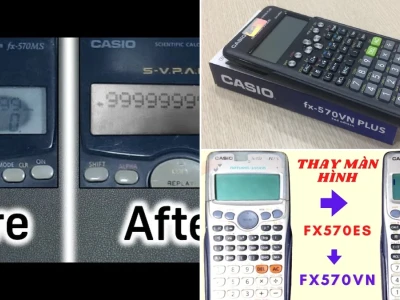 Bí ẩn máy tính Casio 570 bị lỗi màn hình: Nguyên nhân & Cách sửa không ai nói bạn biết