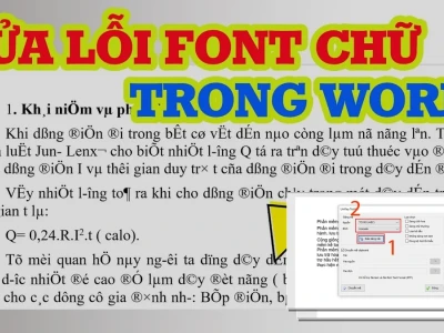 Cách Chỉnh Sửa Lỗi Font Chữ Trong Word: Hướng Dẫn Chi Tiết Từ Chuyên Gia