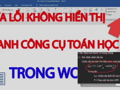 Cách Sửa Lỗi Công Thức Toán Học Trong Word Hiệu Quả Nhất 2026