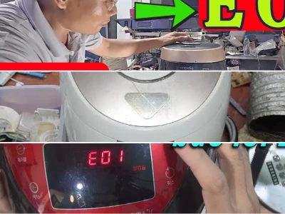 Cách sửa lỗi E01 nồi cơm điện Cuckoo: Đừng vội gọi thợ!