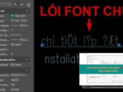 Cách sửa lỗi font chữ trong Cad: Giải pháp toàn diện