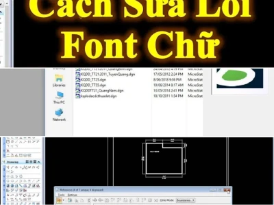 Cách Sửa Lỗi Font Chữ Trong MicroStation V8i: Chuyên Gia Phản Biện Giải Pháp