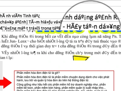Cách sửa lỗi font chữ trong Word khi tải về: Thủ thuật cứu nguy dữ liệu