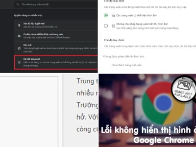 Cách sửa lỗi không hiển thị hình ảnh trên web: Đừng để màn hình trắng lừa dối bạn!