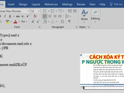 Cách sửa lỗi ký tự trong Word và các nguyên nhân ẩn giấu