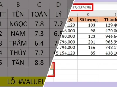 Cách sửa lỗi Value trong Excel: Đánh bay thông báo khó chịu