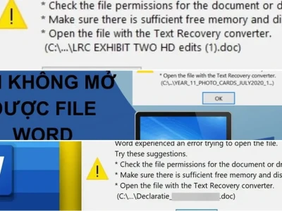 Cách sửa lỗi Word không mở được Tối ưu hóa quy trình làm việc