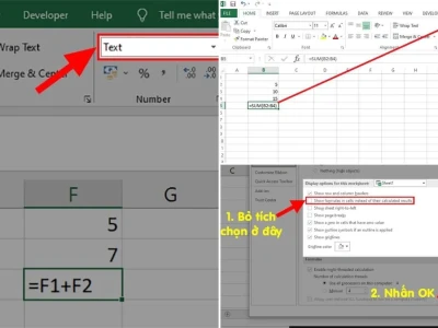 Chẩn Đoán Nhanh Lỗi Excel Không Tự Nhảy Công Thức Năm 2026