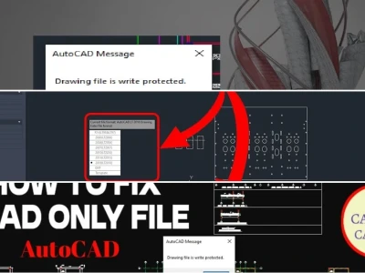 Drawing File is Write Protected trong AutoCAD: Thủ phạm & Cách 'Đại Phẫu' Khẩn Cấp