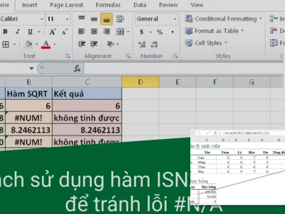 Dùng hàm ISNA Sửa Lỗi #N/A Excel: Bí Kíp Không Phải Ai Cũng Biết