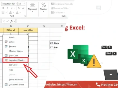 Excel Bị Lỗi Không Move and Copy Sheet? Lộ Diện Giải Pháp Cứu Vãn Tốc Độ