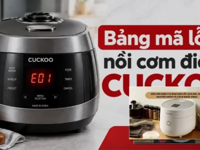 F4h Sửa Nồi Cơm Cuckoo Báo Lỗi Khắc Phục Tại Nhà