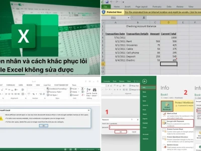 File Excel Bị Lỗi Không Chỉnh Sửa Được Khắc Phục Thế Nào Năm 2026