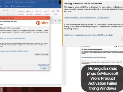 Hướng dẫn sửa lỗi Microsoft Word Product Activation Failed 2026