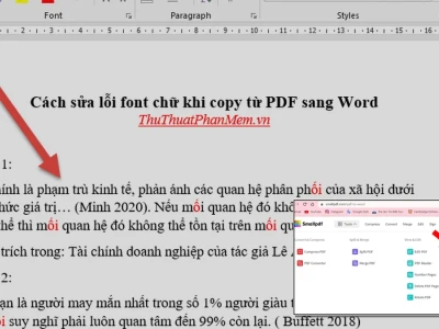 Khắc Phục Lỗi Font Chữ Từ PDF Sang Word: Thủ Thuật Đỉnh Cao 2026