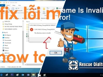 Khắc Phục Lỗi The Directory Name Is Invalid USB Ngay Lập Tức