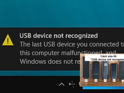 Khắc Phục Lỗi USB Device Not Recognized: Bí Kíp Cứu Dữ Liệu Gấp 2026