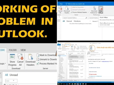 Khắc Phục Tức Thì Lỗi Outlook Working Offline Khó Chịu