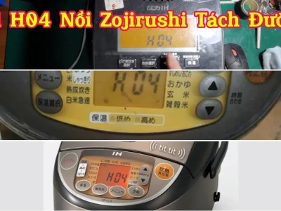 Lỗi H04 Nồi Cơm Zojirushi: Thủ Phạm Gây Khó Chịu Và Cách Xử Lý Triệt Để