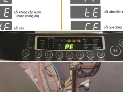 Mách Bạn Cách Sửa Máy Giặt LG Báo Lỗi PE Chuẩn Xác Như Thợ Chuyên Nghiệp