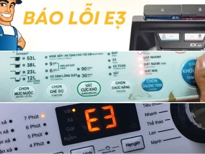 Máy Giặt Toshiba Báo Lỗi E3 Máy Tính Phân Tích Sai Lầm Kinh Điển