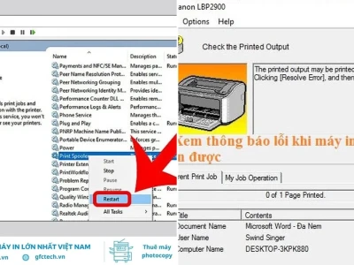 Máy in Canon 2900 Không In Được Khắc Phục Sao Cho Đúng?