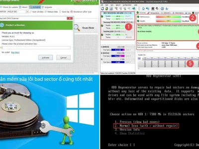 Phần mềm sửa lỗi bad sector ổ cứng tốt nhất: Công cụ cứu cánh hay con dao hai lưỡi?