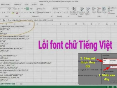 Sửa file Excel Bị Lỗi Font Online Hiệu Quả Tuyệt Đối Hay Chỉ Là Lời Đồn?