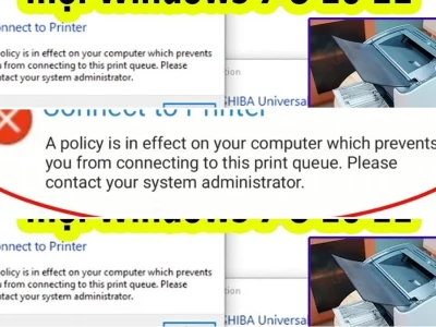 Sửa lỗi A Policy Is In Effect On Your Computer Cực Nhanh 2026