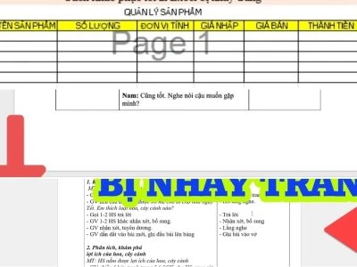 Sửa lỗi bảng bị nhảy trang trong Excel: Bí kíp không ai muốn bạn biết