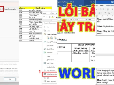 Sửa Lỗi Bảng Bị Nhảy Trang Trong Word 2010: Đừng Để Nỗi Ám Ảnh Cản Trở Công Việc!