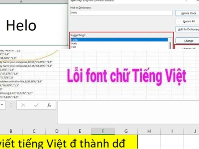 Sửa Lỗi Chính Tả Tiếng Việt Trong Excel: Phá Bỏ Lầm Tưởng Cũ
